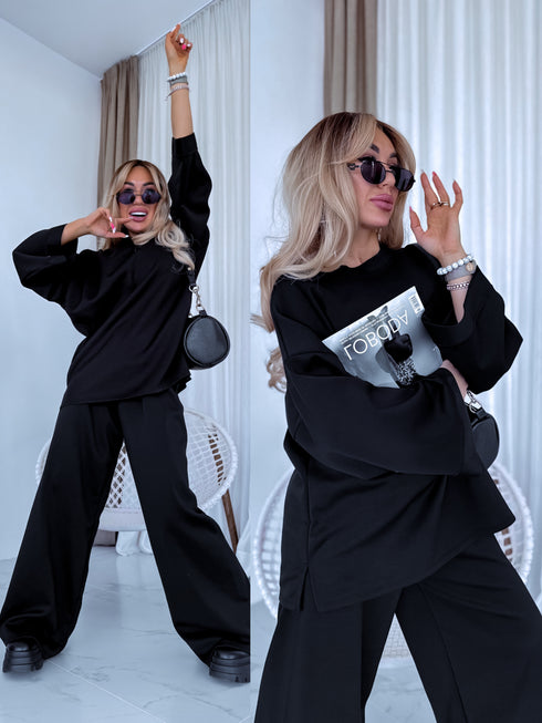 LARGE SIZE set "MANHATTAN" - BLACK